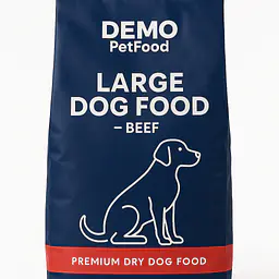 Large Dog Food – Beef - Master